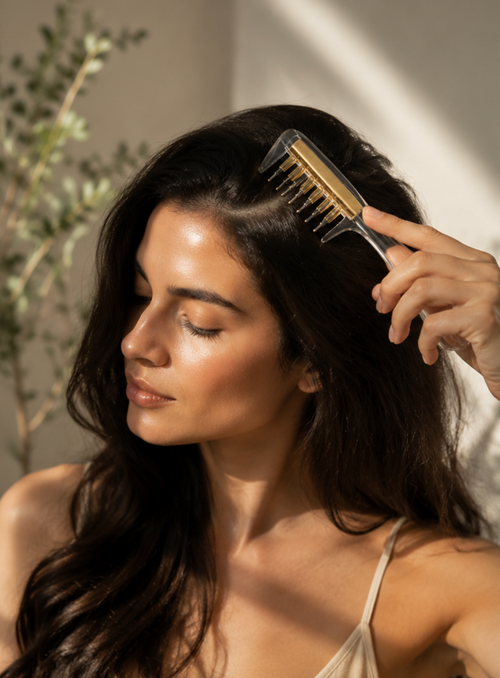 RUUT Scalp Applicator Comb- Hair Oil & Serum Dispenser for Mess-Free Root Application